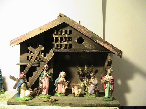 Presepe completo legno 10 - in,