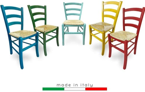Sedia venezia legno colorata - sedia,