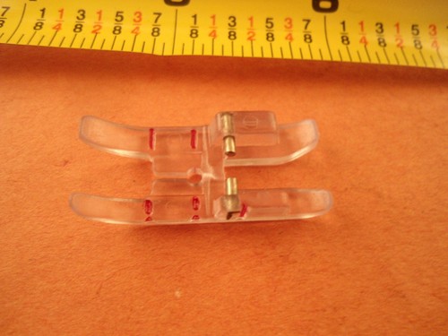 Pfaff clear snap on foot - 1/4",