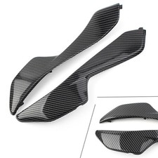 2x Carena pannello copertura laterale serbatoio benzina ABS fibra di carbonio per Honda CBR1000RR 04-07