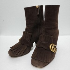 Stivali Gucci tacco GG Marmont