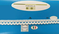 10 metri Merletto PIZZO A TOMBOLO puro cotone bianco Art. 8027