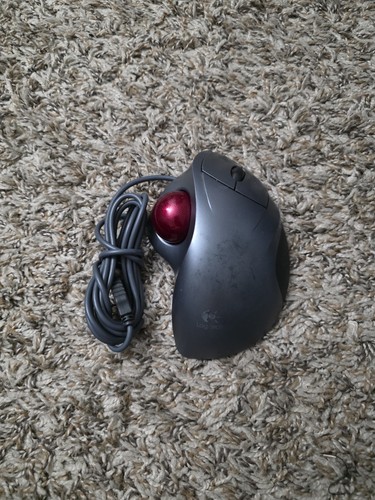 Mouse trackball usb logitech - mouse,