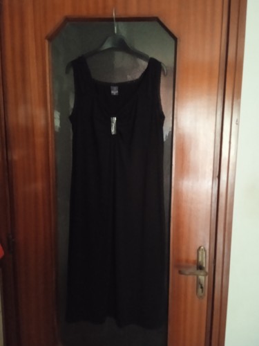 Vestito estivo nero con strass