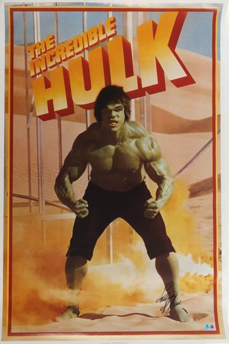 Lou ferrigno autografo - ferrigno, (hulk)