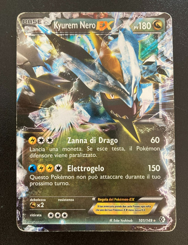 Pokemon card kyurem nero - card,