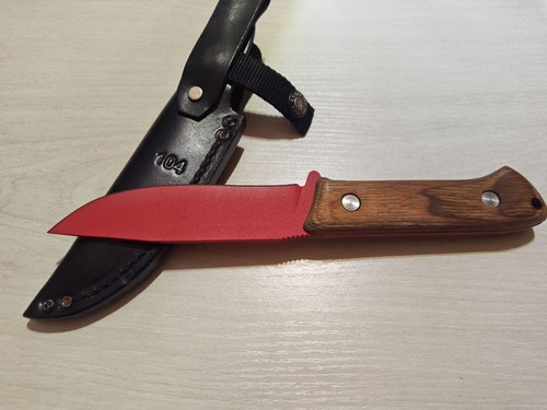Coltello buck 104 lama rossa - buck,