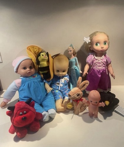 Lotto bambole peluche - e,