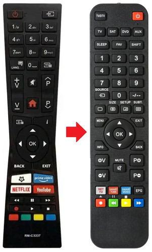 Telecomando adatto per jvc - adatto,