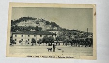 CARTOLINA CEVA - PIAZZA D’ARMI E CATERINA GALLIANO FP ANIMATA VIAGGIATA 