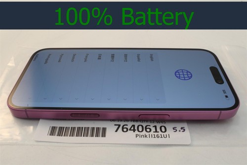 Apple iphone 128 rosa - 16,