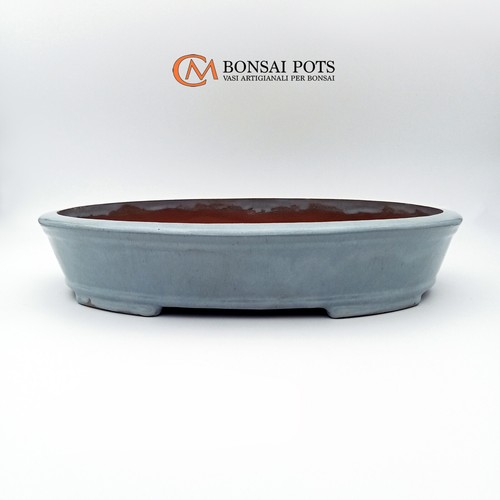 Vaso bonsai artigianale ovale