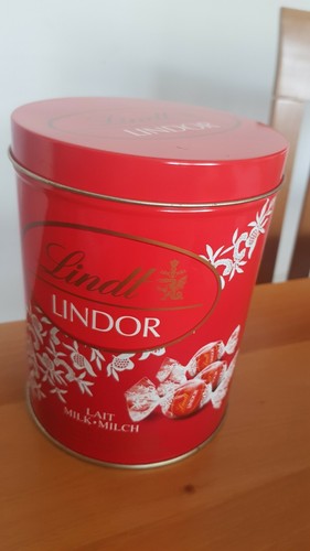 Scatola latta lindt lindor - scatola,