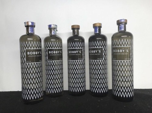 Lotto bottiglie vuote - 5, gin