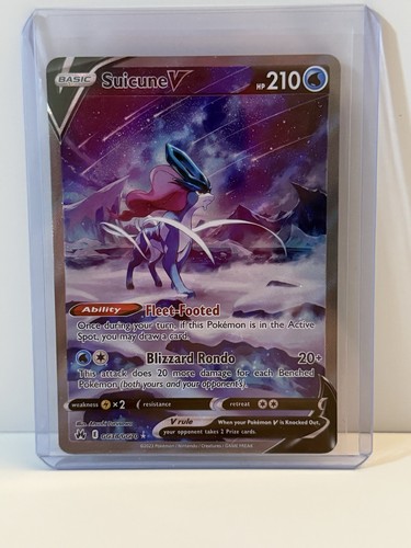 Carta pokemon suicune - pokemon, v