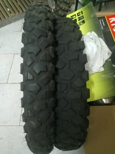 Coppia 90/90-21 54S e 120/90-17 64S CEAT GRIPP TASSELLATE + CAMERE D'ARIA