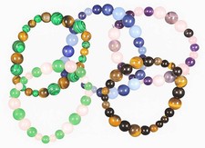 Bracciali Cosmici in Pietra Naturale Cristalli Curativi Artigianali Personali