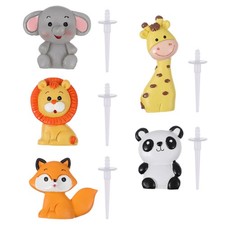  Cake Topper Animaux Jungle