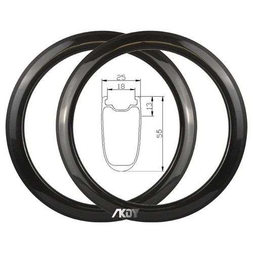 Cerchi bici 700c - , carbonio