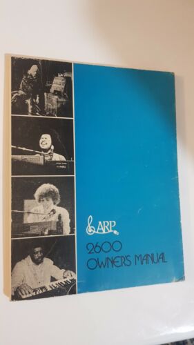 Arp 2600 owner user - user, manual
