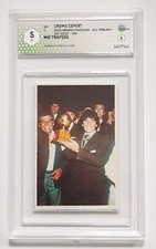 ? DIEGO MARADONA ARGENTINA ROOKIE 1984 CARD CROMO GRAAD 5 Napoli shirt ??