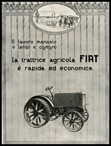 Pubblicita 1920 trattrice - pubblicita',