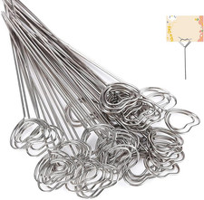 Clip Portafoto, Segnaposto Cuore, 30 Pezzi Mollette Segnaposto Matrimonio, Clip 