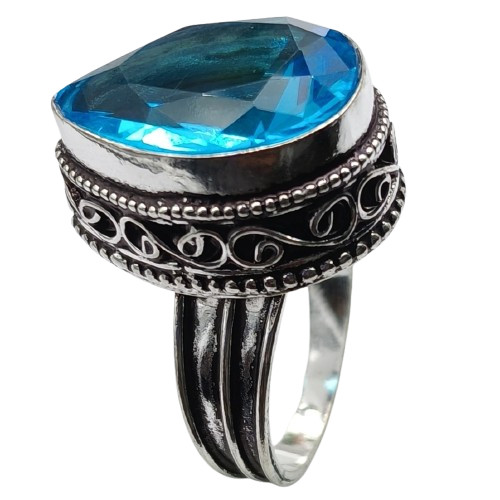 Anello placcato argento antico