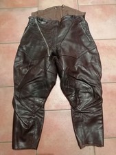 Wehrmacht Luftwaffe pantaloni da aviatore pantaloni da pilota pantaloni di pelle - Prym/Zipp - WH/WK II
