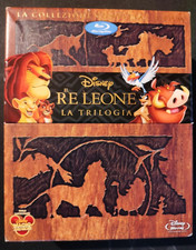 IL RE LEONE LA TRILOGIA - LA COLLEZIONE COMPLETA - RIGID BOX BLU RAY COME NUOVO!