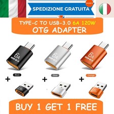 Adattatore USB OTG 120W 6A USB