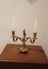 Candeliere In Bronzo Dorato