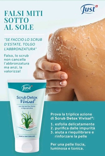 Scrub detox vivisal just 150 - just,