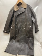 IMPERMEABILE METEO CAPPOTTO UFFICIALE ESERCITO MARINA DA GUERRA GOMMATO MOLESKIN