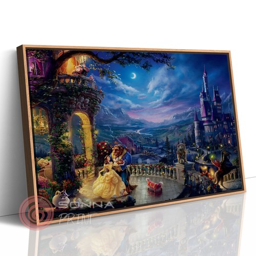 Quadro disney bella la - quadro,