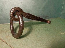 Antico Anello Da Stalla In Ferro Battuto a mano Diametro Anello Cm. 8 