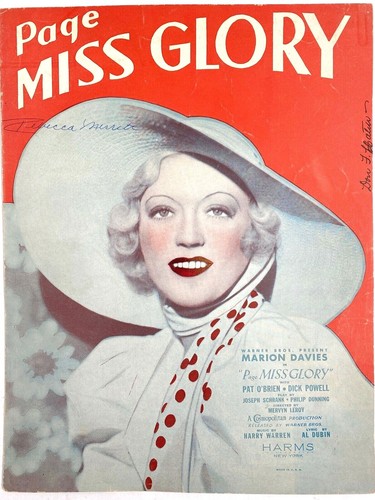 1935 marion davies spartiti - marion,