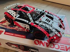 Meccano costruzione super car motorizzata kit multi modello 347pzcon scatola