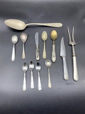 LOTTO CUCCHIAIO posate D’epoca frutta caffe’ vintage 12 pezzi collezione