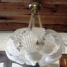 LAMPADARIO vintage A FOGLIE -