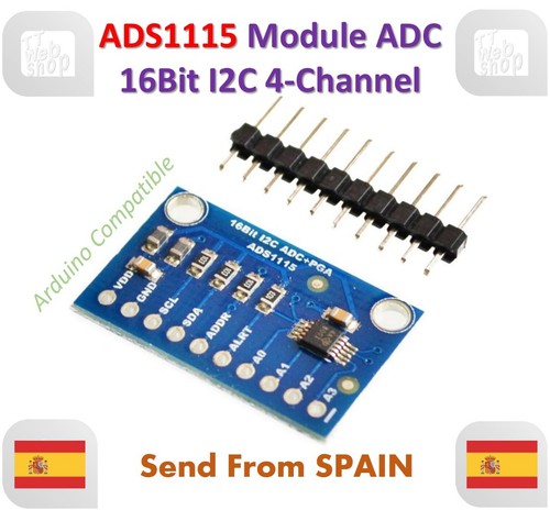 Ads1115 modulo adc 16bit i2c - ads1115,