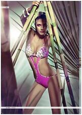 RAGGIO DI SOLE COSTUME TRIKINI  BEACHWEARE CON FERRETTO LACCETTI COLORE TONI BLU