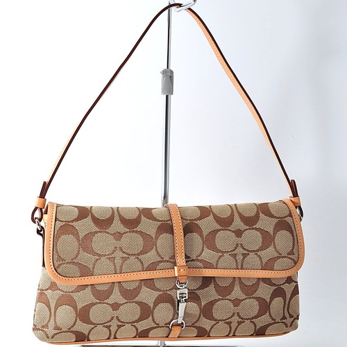 Borsa coach signature - borsa, tela