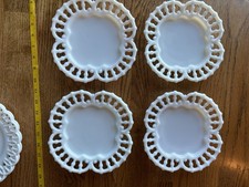 Set di 4 piatti in vetro da