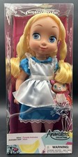 Disney Animators Collection Bambola Alice nel Paese delle Meraviglie Nuova con Scatola con Gatto Dinah