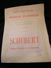 Spartito Schubert Minuetto