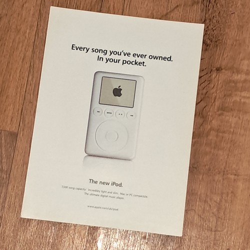 Apple ipod original 2001 - original,