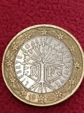 moneta 1 euro Francia 1999