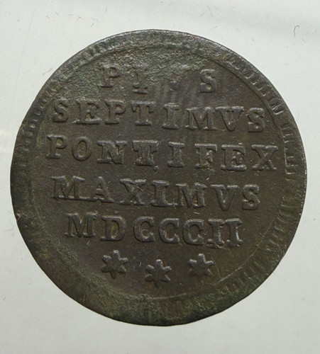 Roma stato pontificio pio vii - pontificio,