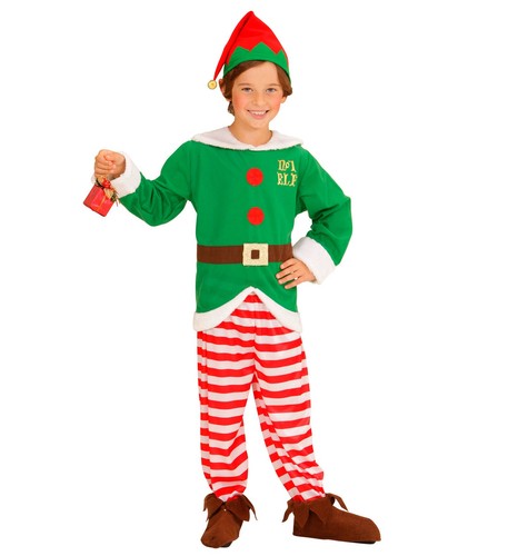 Costume elfo aiutante babbo - costume,